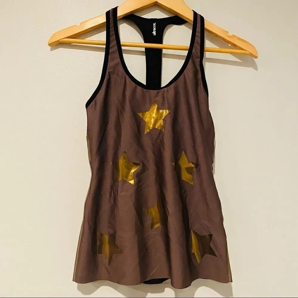 Ultracor Neuro Silk Knockout Tank Top Bronze/Brown Size XS